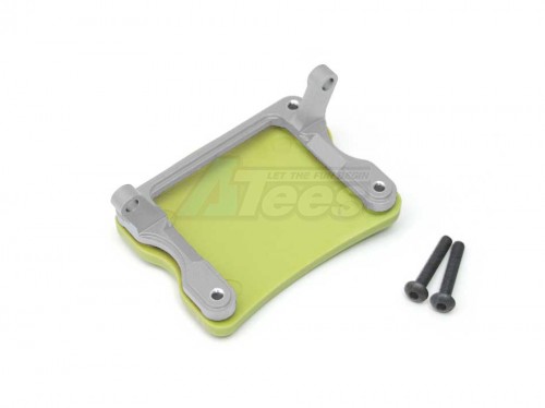 GPM Racing Axial Yeti XL Composite Rear Axle Protector with Aluminum Mount Silver