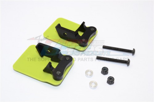 GPM Racing Axial Yeti XL Aluminium Plastic Rear Axle Protector Mount (L&R) - 2Pcs Set Black