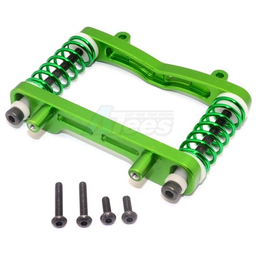 GPM Racing Axial Yeti XL Aluminum Front Bumper Absorber - 1Set Green