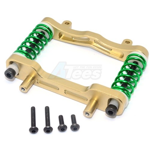 GPM Racing Axial Yeti XL Aluminum Front Bumper Absorber - 1Set Titanium