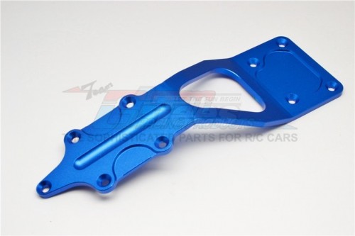 GPM Racing Axial Yeti XL Aluminium Front Upper Brace - 1Pc Blue