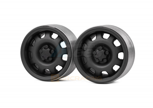 GRC Miscellaneous All 1.9 Metal Beadlock Wheel G10 (2) Black