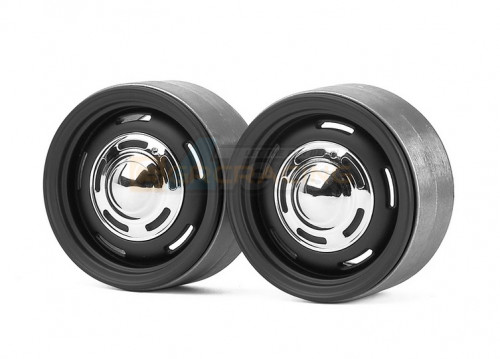 GRC Miscellaneous All 1/10 Scale 1.9 Inch Metal Wheels #G12 Black