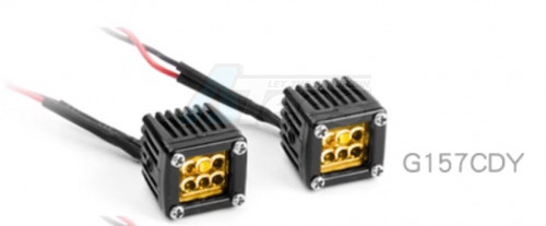 GRC Miscellaneous All #G6 Yellow Lens Square Led lights 1pair