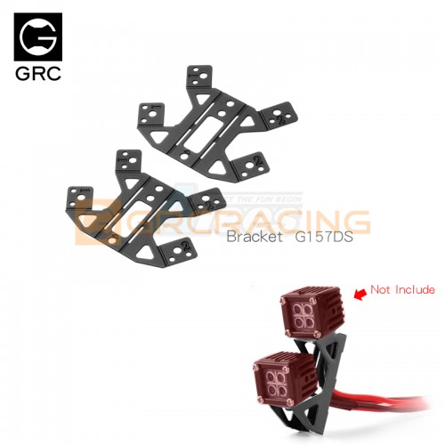 GRC Axial SCX10 III Front Double Head Spotlight Brackets (2)