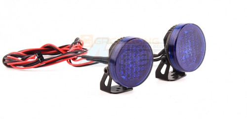 GRC Miscellaneous All 22mm Hat-Lamp Circle Led Spotlights #Red Loop Dm-Blue Lens