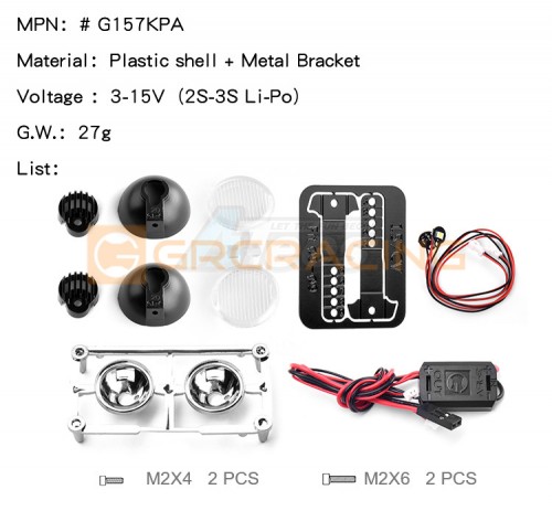GRC Miscellaneous All 20MM Pro Spotlight Vertical Lens High Power 3-15V