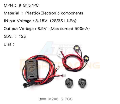 GRC Miscellaneous All 1W Pro Round Spotlight LED 2S-3S