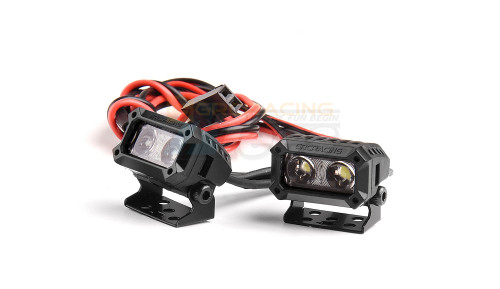 GRC Miscellaneous All 18mm PIAA Lens Square Spotlight for RC Crawler (2)