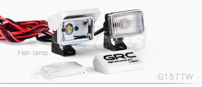 GRC Miscellaneous All 20mm Rectangular Spotlights W/Cover #L-Lens Clear