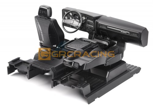 GRC Traxxas TRX-4 Chevrolet Blazer 1979 Interior Full Set w/Dashboard /Seats For TRX-4 Black