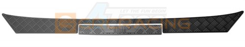 GRC Axial SCX10 III Stainless Steel Rear Bumper Decorative Protection Plate for SCX10 III Wrangler Black