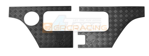 GRC Axial SCX10 III Stainless Steel Tail Light Surround Guard for SCX10 III Wrangler Black