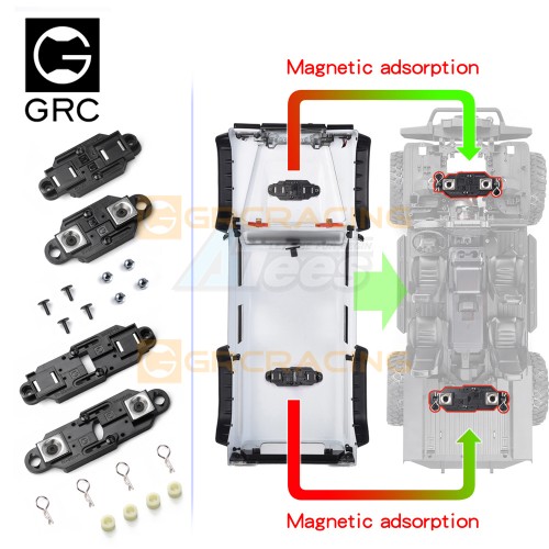 GRC Traxxas TRX-4 Adjustable Magnetic Body Mount