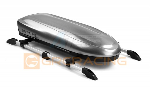 GRC Miscellaneous All Scaled Roof Box with Rack for 1:10 RC Car Silver