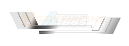 GRC Traxxas TRX-4M Stainless Steel Decorative Sheet A# for TRX4m Bronco Silver