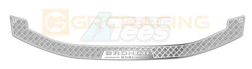 GRC Traxxas TRX-4M Stainless Steel Decorative Sheet for TRX4m Bronco Front Bumper Silver