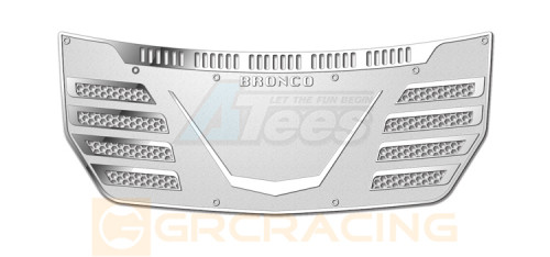 GRC Traxxas TRX-4M Stainless Steel Decorative Sheet F# for TRX4m Bronco Hood Silver