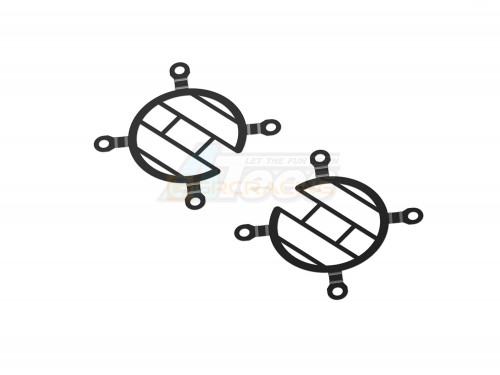 GRC Traxxas TRX-4M Stainless Steel Front Lampshade for TRX4M Bronco Black