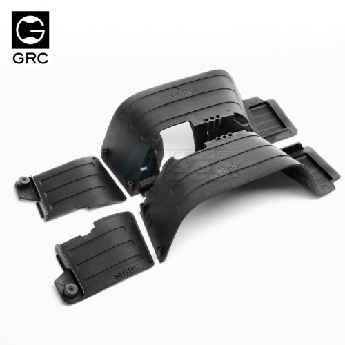 GRC Axial SCX10 II Plastic Front & Rear Inner Fender Set for Axial #90046