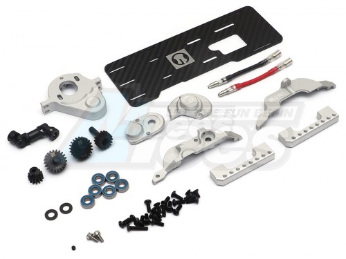 GRC Traxxas TRX-4 Front Motor Conversion Kit w/ Aluminum Gearbox for TRX4