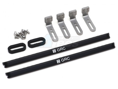 GRC Traxxas TRX-4 Metal Side Plate Skid Panel Guard Type C Black