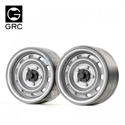 GRC Miscellaneous All 1.9 Metal Classic Wheel #Series V Silver (2)