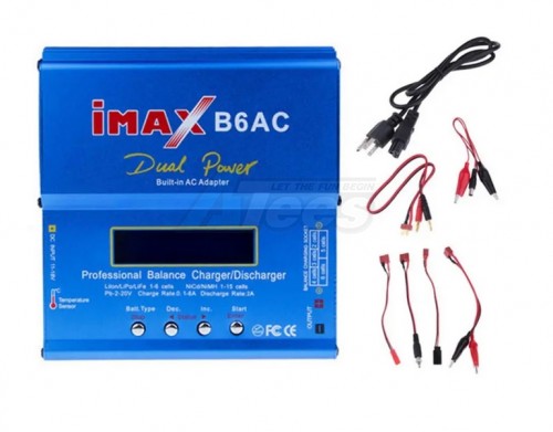 G.T. Power Miscellaneous All IMAX B6AC 80W 6A Updated Balance Charger Discharge for Lipo/Li-ion/LiFe/NiMh Battery