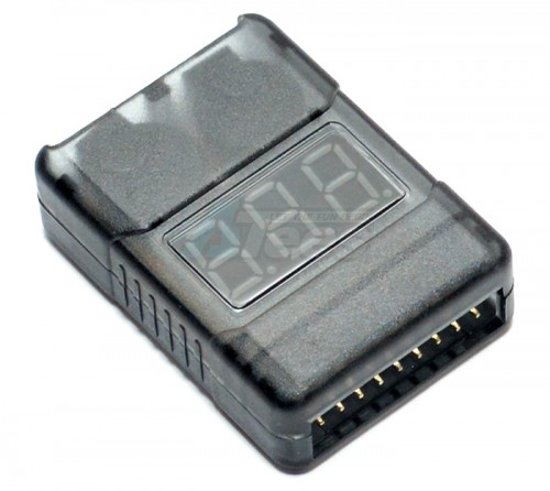 G.T. Power Miscellaneous All LiPo Battery Voltage Tester w/ Low Voltage Alarm