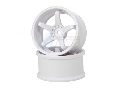 HAYATE Miscellaneous All N-Type Drift Wheel Traction Offset 8 White