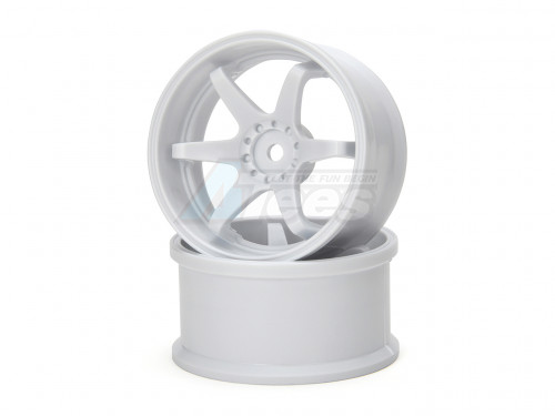 HAYATE Miscellaneous All N-6 Drift Wheel SuperTraction Offset 6 White
