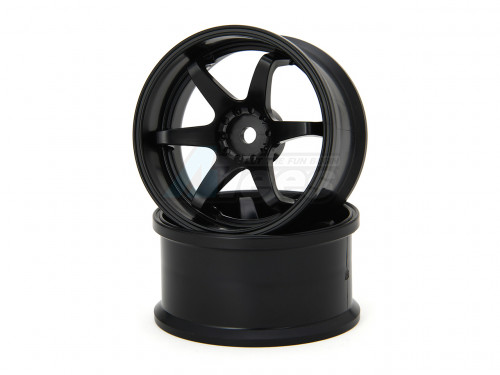 HAYATE Miscellaneous All N-6 Drift Wheel SuperTraction Offset 6 Black
