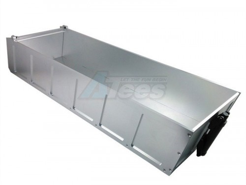 Hercules Hobby Miscellaneous All 1/14 Full Aluminum Tipper Semi Container Only