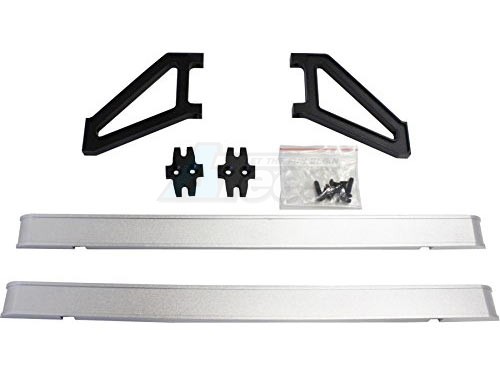 Hercules Hobby Miscellaneous All 1/14 Aluminum Side Railing Frame For Container (Black)