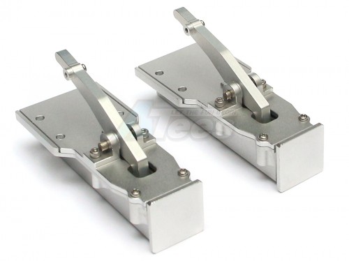 Hercules Hobby Miscellaneous All 1/14 Aluminum Landing Gear For Trailer Silver