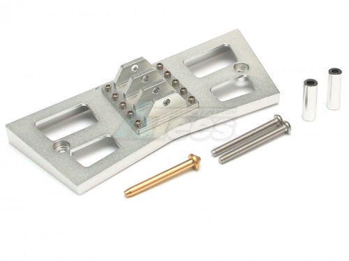 Hercules Hobby Miscellaneous All 1/14 Mercedex Benz Aluminum Front Hook Upgrade Silver