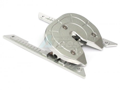 Hercules Hobby Miscellaneous All 1/14 Aluminum Turbtable Disc Set (Assembled) Silver