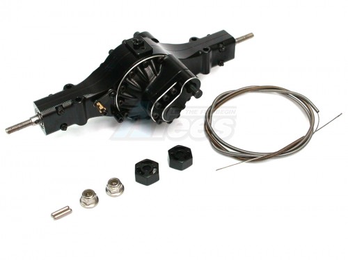 Hercules Hobby Miscellaneous All 1/14 Aluminum Powered Rear Straight Axle Differential (Lock Differential Version)
