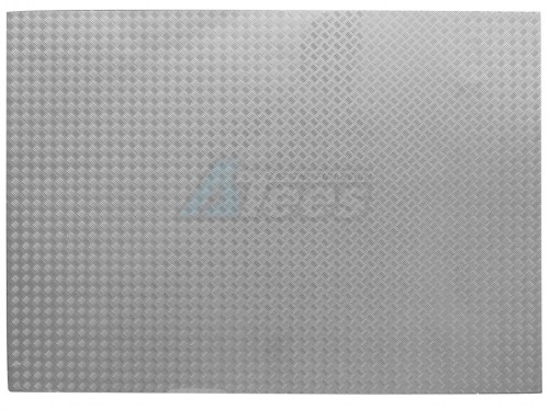 Hercules Hobby Miscellaneous All Five-Bar Willow Stainless Steel Diamond Plate Sheet 200x280mm Silver
