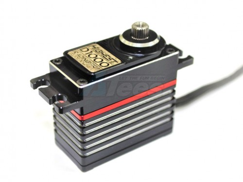 Highest Servo Miscellaneous All D1000 Pro Digital High Voltage Full Alum Servo (Speed) 0.08s 15.1kg-cm @ 7.4V