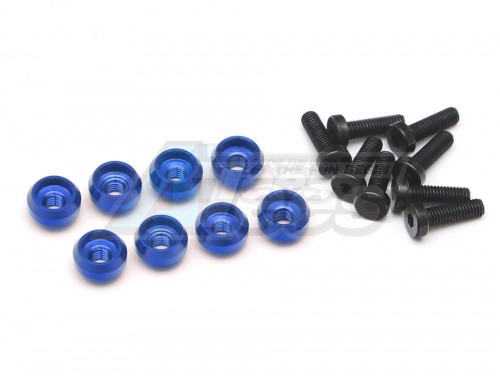 Highest Servo Miscellaneous All Servo Grommet Washer 4.5MM (8Pieces) - Blue