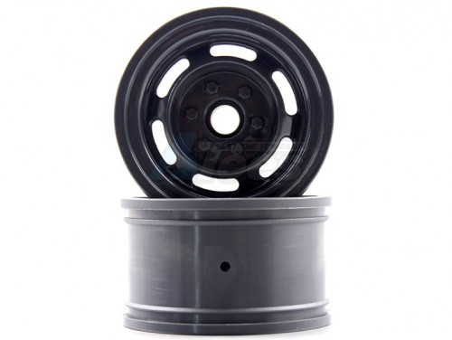 Himoto Himoto E12 Black Front Rims For Mt&Xt 2P