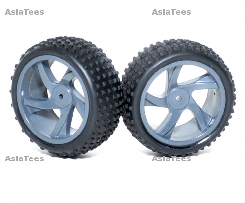 Himoto Himoto Spino Tire and Rim For Buggy and Short Course Truck 1 Pair