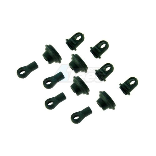 Himoto Himoto Bowie Upper/Lower Shock End 4P Set