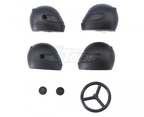 Himoto Himoto Dirt Wrip Driver Helmet And Steering Wheel Set