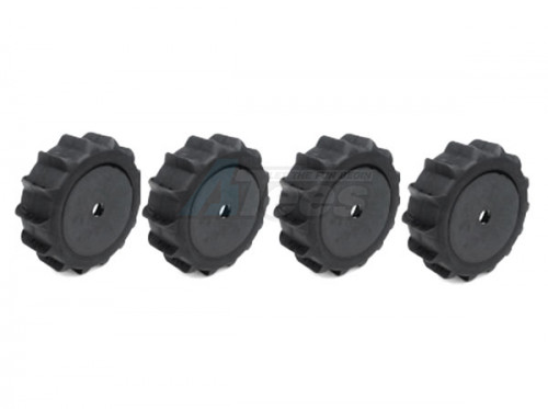 Hobby Details Miscellaneous All 1/8 Buggy Flat Surface Dessert Wheel Tire Set 4pcs/set Black