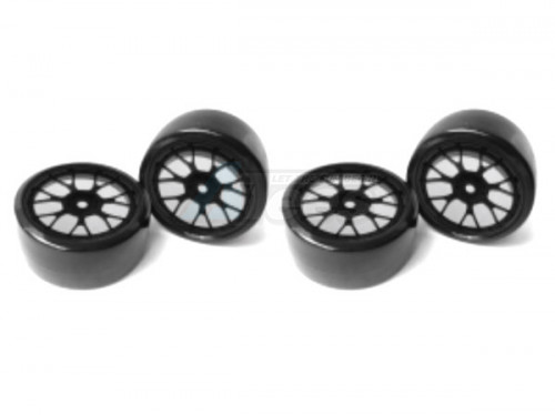 Hobby Details Miscellaneous All 1/10 On Road Wheel Tire Set 4pcs/set Black