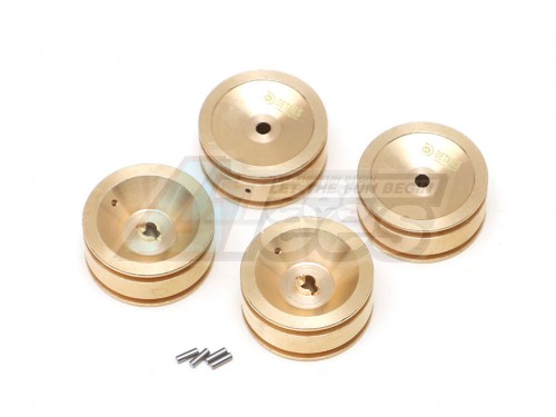Hobby Details Axial SCX24 40G Brass Wheel Counterweight 4pcs (Total 160G)
