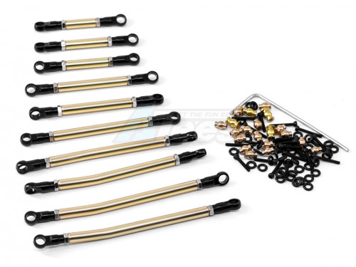 Hobby Details Axial SCX24 Steel Whole Car Rods&Steering Rods For SCX24 JT Gladiator Car