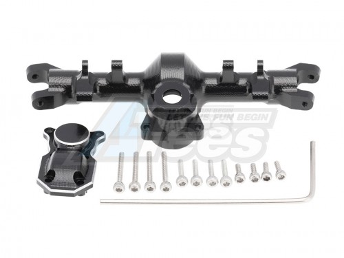 Hobby Details Axial SCX24 Aluminum Front Axle Housing Black with Cover 1pc